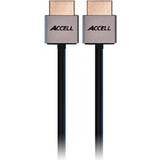 Accell Kablar Accell ProUltra Thin HDMI - HDMI High Speed with Ethernet 1m