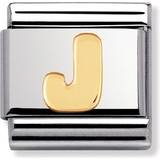 Nomination Composable Classic Link Letter J Charm - Silver/Gold