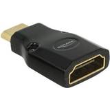 DeLock High Speed with Ethernet (4K) - Kabeladaptrar Kablar DeLock HDMI Mini - HDMI High Speed with Ethernet Adapter M-F