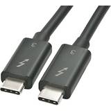 Lindy USB C-USB C - USB-kabel Kablar Lindy Thunderbolt 3 USB C-USB C 3.1 0.5m