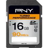 PNY SDHC Minneskort & USB-minnen PNY Turbo Performance SDHC Class 10 UHS-I U3 90/60MB/s 16GB