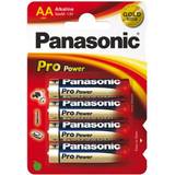 AA (LR06) - Alkaliska Batterier & Laddbart Panasonic AA Pro Power Compatible 4-pack