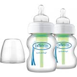 Blåa - Glas Barn- & Babytillbehör Dr. Brown's Options Nappflaska Glas 150ml 2-pack