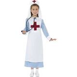 Doktor & Sjuksköterska - Röd Maskeradkläder Smiffys WW1 Nurse Costume