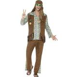 Gul - Hippies Maskeradkläder Smiffys 60's Hippie Costume