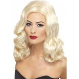 Blond Maskerad Peruker Smiffys 20's Luscious Long Wig Blonde