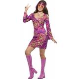 Damer - Hippies Dräkter & Kläder Smiffys Woodstock Hippie Chick Costume