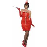 20-tal - Röd Dräkter & Kläder Smiffys Flapper Costume 45499