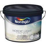 Glasfiberväv Målarfärg Nordsjö Nordic Light Väggfärg Vit 2.5L