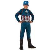 Captain america dräkt Maskerad Rubies Kids Captain America Costume 620580