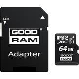 GOODRAM 64 GB Minneskort GOODRAM M1AA MicroSDXC Class 10 UHS-I U1 60/10MB/s 64GB+Adapter