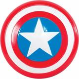 Superhjältar & Superskurkar - Vit Tillbehör Rubies Kids Captain America Shield 12"
