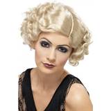 Blond Korta peruker Smiffys 20's Flirty Flapper Wig Blonde
