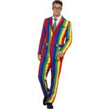 Afrika - Herrar Dräkter & Kläder Smiffys Cool Suit Regnbue Kostume