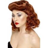 40-tal - Dräkter Maskeradkläder Smiffys Pin Up Girl Wig Auburn