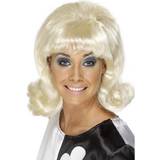 60-tal - Blond Maskeradkläder Smiffys 60's Flick-Up Wig Blonde