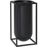 Metall Vaser Audo Copenhagen Kubus Lolo Black Vas 24cm