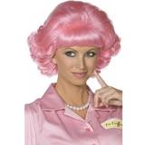 Rosa Peruker Smiffys Frenchy Wig Pink