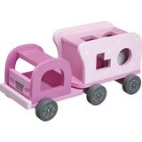 Kids Concept Plocklådor Kids Concept Star Wooden Shape Sorter Truck Pink