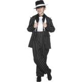 40-tal Maskerad Dräkter & Kläder Smiffys Zoot Suit Costume Black