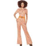 70-tal - Orange Dräkter & Kläder Smiffys Authentic 70's Chic Costume