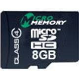 MicroMemory Minneskort & USB-minnen MicroMemory MicroSDHC Class 4 18/4MB/s 8GB