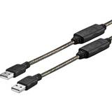 VivoLink Rund - USB-kabel Kablar VivoLink USB A-USB A 2.0 10m