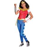 Multifärgad - Superhjältar & Superskurkar - Övrig film & TV Dräkter & Kläder Rubies DC Super Hero Girl's Wonder Woman Deluxe Costume