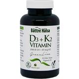 Bättre hälsa Vitaminer & Kosttillskott Bättre hälsa D3+K2 Vitamin 60 st