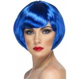 Blå - Damer Peruker Smiffys Babe Wig Blue