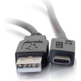 C2G Svarta - USB A-USB C - USB-kabel Kablar C2G USB A-USB C 2.0 2m