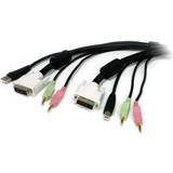Kablar StarTech DVI/USB A/2x3.5mm-DVI/USB B/2x3.5mm 1.8m