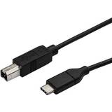 StarTech Nickel Kablar StarTech USB B-USB C 2.0 3m