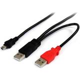 PVC - USB A-USB B - USB-kabel Kablar StarTech 2USB A-USB B 1.8m