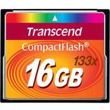 Minneskort Transcend Compact Flash 16GB (133x)