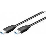 Skärmad - USB-kabel Kablar Goobay USB A - USB A 3.0 1.8m