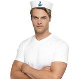 Sjöman - Uniformer & Yrken Huvudbonader Smiffys Doughboy US Sailor Hat White