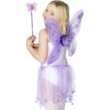 Barn - Änglar Maskeradkläder Smiffys Purple Butterfly Wings