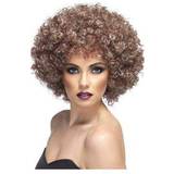 Afrika - Brun Maskeradkläder Smiffys Afro Wig Natural