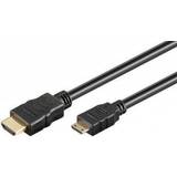 Goobay HDMI-kablar - Standard HDMI-Standard HDMI - Svarta Goobay 31933-GB HDMI - Mini HDMI 3m