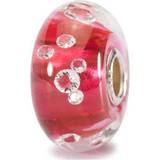 Trollbeads Universal Bead Charm - Silver/Red/Transparent