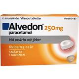 Alvedon Receptfria läkemedel Alvedon 250mg 12 st Munsönderfallande tablett