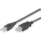 Guld - USB A-USB A - USB-kabel Kablar MicroConnect USB A - USB A M-F 2.0 5m