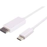 3.1 - DisplayPort-kablar - Vita MicroConnect USB C-DisplayPort 1m