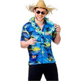 Skjortor Maskerad Dräkter & Kläder Wicked Costumes Hawaiiskjorte Blå