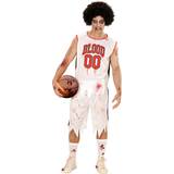 Sport - Vit Maskeradkläder Widmann Zombie Basketball Player