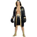 Fighting - Morphsuits - Svart Maskeradkläder Widmann Adult Boxer World Champion Costume