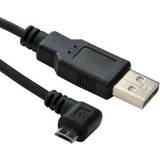 Kablar MicroConnect USB A-USB Micro-B Angled 3m