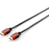 Equip HDMI-kablar - Röda Equip HDMI - HDMI 2.0 1m