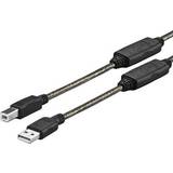 VivoLink Rund - USB-kabel Kablar VivoLink USB A-USB B 2.0 10m